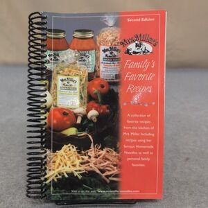 Mrs Millers Family Favorite Recipes Cookbook Second Edition Spiral‎ Bound
